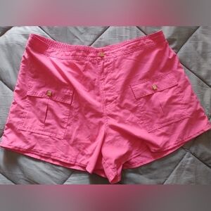 Liz Claiborne Bright Pink Women's Swim Shorts Size 14